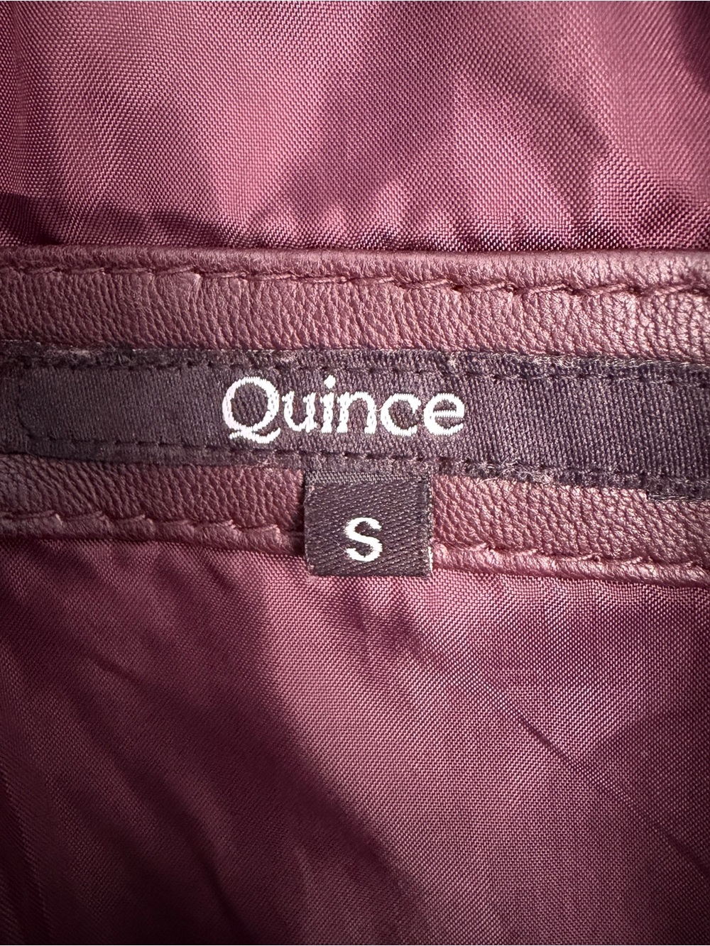 Quince Chocolate Brown Leather Moto Jacket - Picture 5 of 6